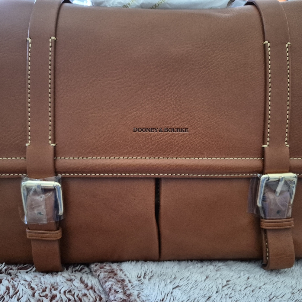 Dooney and Bourke Leather Montgomery Messanger Bag - Ginger